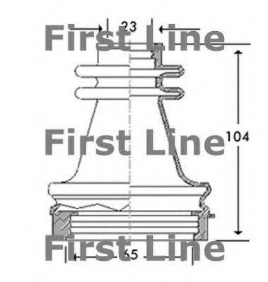 FIRST LINE FCB2779 Пыльник, приводной вал