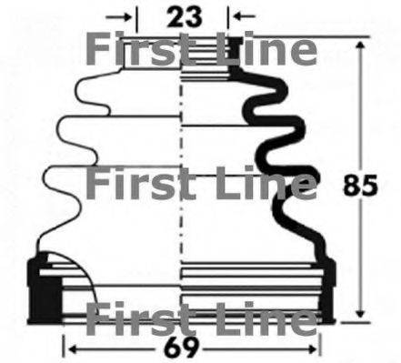 FIRST LINE FCB2879 Пыльник, приводной вал