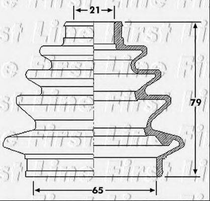 FIRST LINE FCB6216 Пыльник, приводной вал