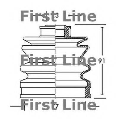 FIRST LINE FCB2054 Пыльник, приводной вал