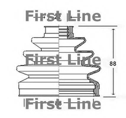 FIRST LINE FCB2232 Пыльник, приводной вал