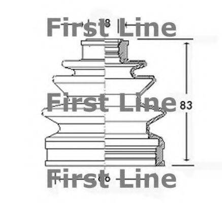 FIRST LINE FCB2243 Пыльник, приводной вал