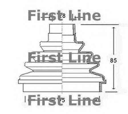 FIRST LINE FCB2320 Пыльник, приводной вал