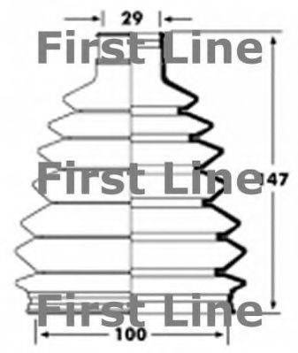 FIRST LINE FCB2362 Пыльник, приводной вал