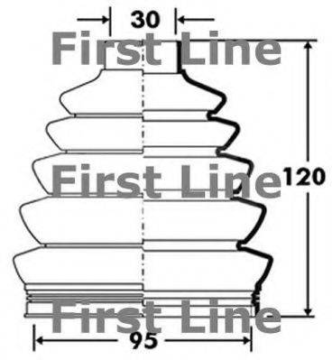 FIRST LINE FCB2393 Пыльник, приводной вал