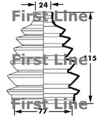 FIRST LINE FCB6007 Пыльник, приводной вал