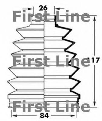 FIRST LINE FCB6012 Пыльник, приводной вал