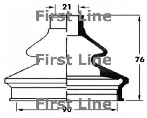 FIRST LINE FCB6062 Пыльник, приводной вал