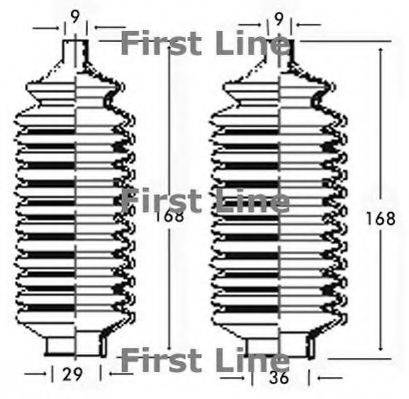 FIRST LINE FSG3120 Пыльник, рулевое управление