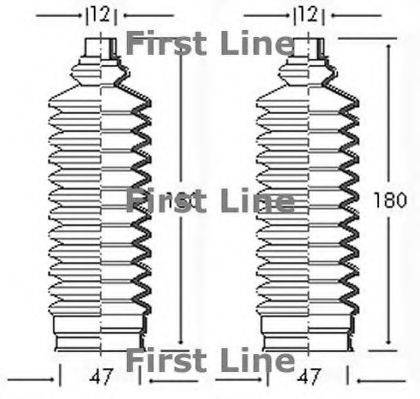 FIRST LINE FSG3001 Пыльник, рулевое управление