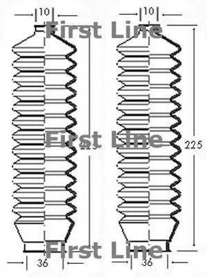 FIRST LINE FSG3038 Пыльник, рулевое управление