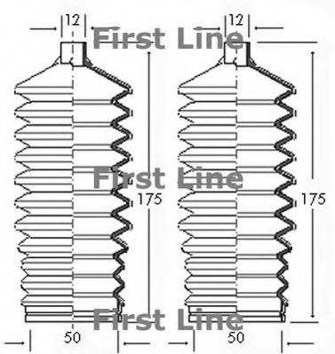 FIRST LINE FSG3050 Пыльник, рулевое управление