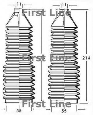 FIRST LINE FSG3098 Пыльник, рулевое управление