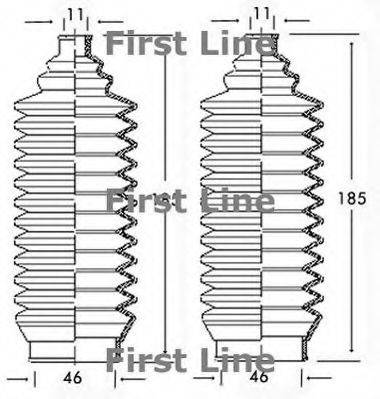 FIRST LINE FSG3122 Пыльник, рулевое управление