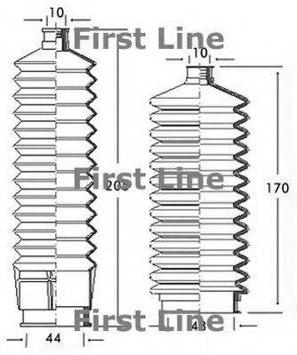 FIRST LINE FSG3129 Пыльник, рулевое управление