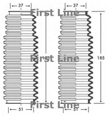 FIRST LINE FSG3222 Пыльник, рулевое управление