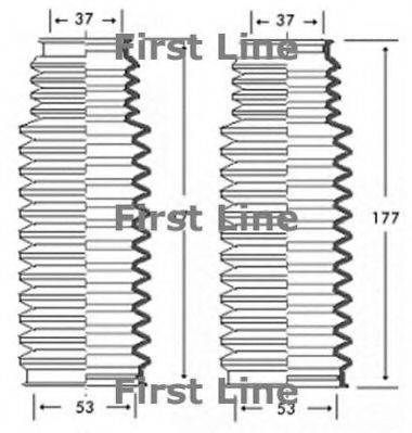 FIRST LINE FSG3223 Пыльник, рулевое управление