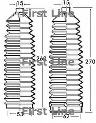 FIRST LINE FSG3228 Пыльник, рулевое управление