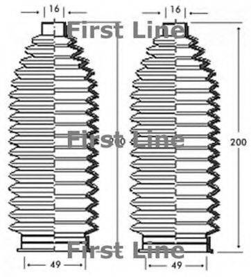 FIRST LINE FSG3242 Пыльник, рулевое управление