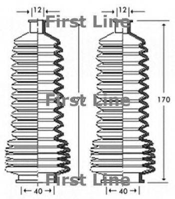 FIRST LINE FSG3250 Пыльник, рулевое управление