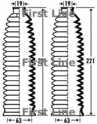FIRST LINE FSG3271 Пыльник, рулевое управление