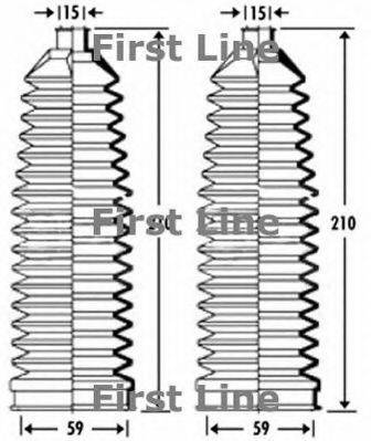 FIRST LINE FSG3274 Пыльник, рулевое управление