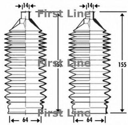 FIRST LINE FSG3284 Пыльник, рулевое управление