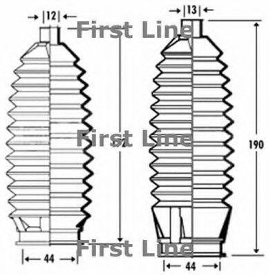 FIRST LINE FSG3311 Пыльник, рулевое управление