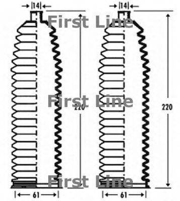 FIRST LINE FSG3338 Пыльник, рулевое управление