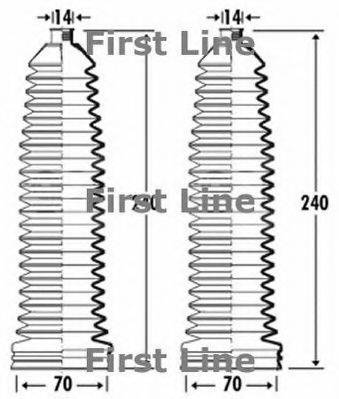 FIRST LINE FSG3339 Пыльник, рулевое управление