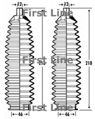 FIRST LINE FSG3347 Пыльник, рулевое управление