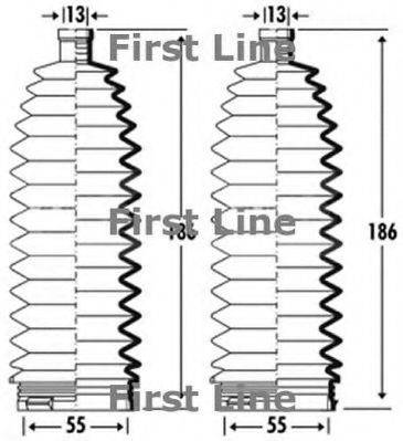 FIRST LINE FSG3360 Пыльник, рулевое управление