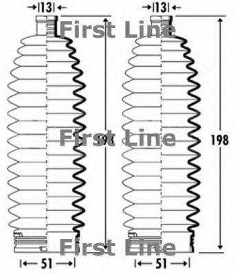 FIRST LINE FSG3361 Пыльник, рулевое управление