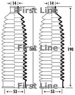 FIRST LINE FSG3362 Пыльник, рулевое управление