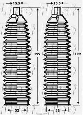 FIRST LINE FSG3389 Пыльник, рулевое управление