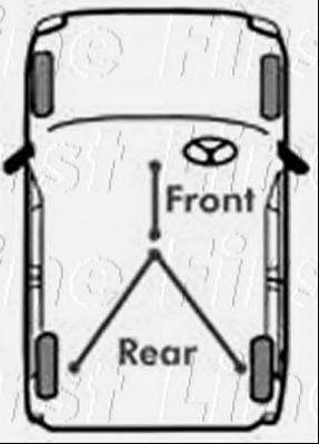 FIRST LINE FKB3054 Трос, стояночная тормозная система