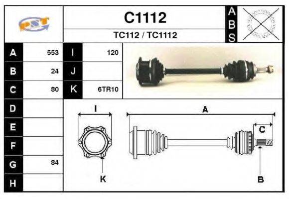 SNRA C1112 Приводной вал