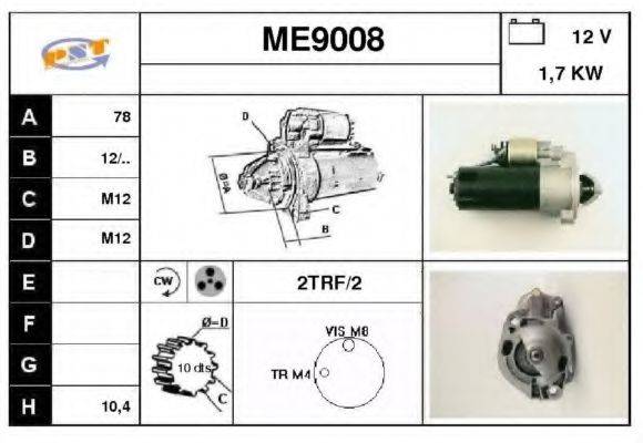 SNRA ME9008 Стартер