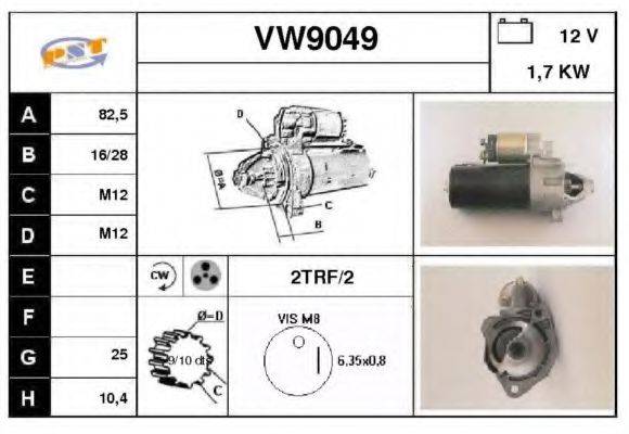 SNRA VW9049 Стартер