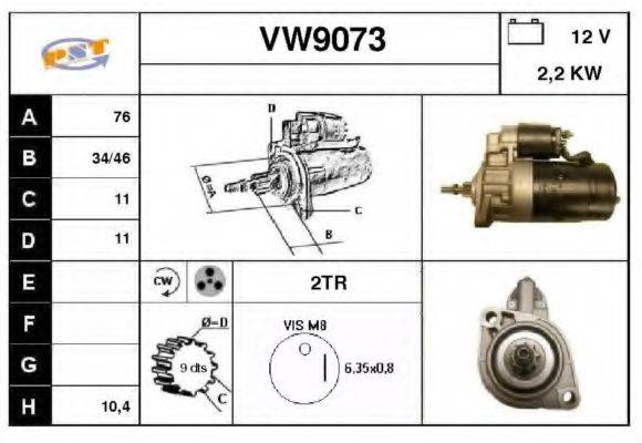 SNRA VW9073 Стартер