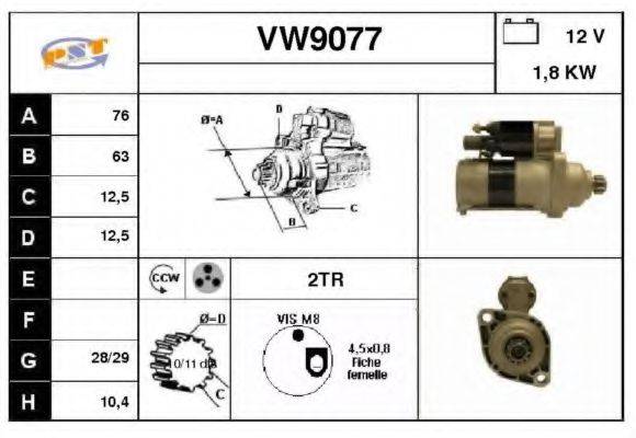 SNRA VW9077 Стартер