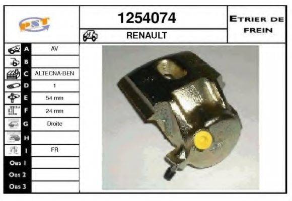 SNRA 1254074 Тормозной суппорт