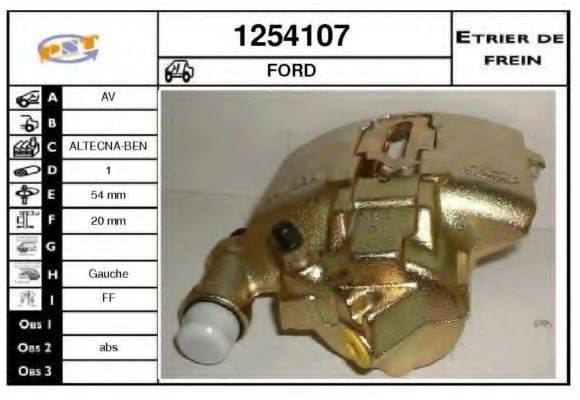 SNRA 1254107 Тормозной суппорт