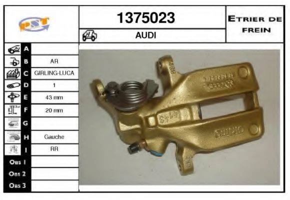 SNRA 1375023 Тормозной суппорт