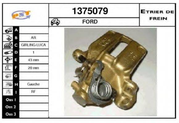 SNRA 1375079 Тормозной суппорт