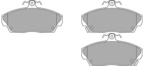 FREMAX FBP0755 Комплект тормозных колодок, дисковый тормоз