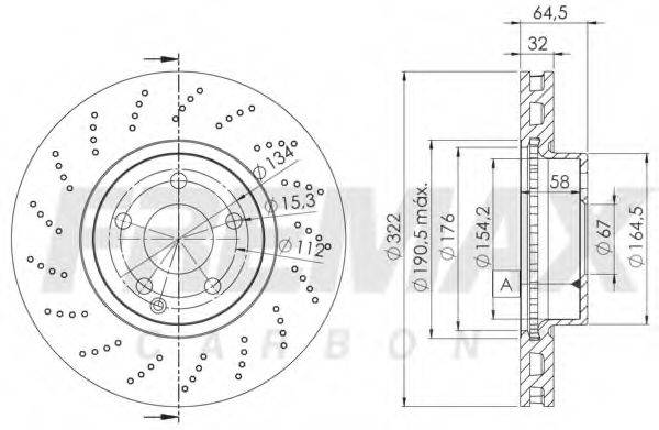 FREMAX BD6472 Тормозной диск