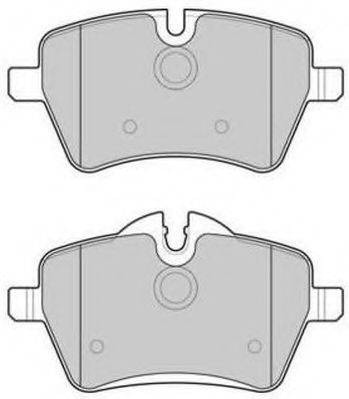 FREMAX FBP1707 Комплект тормозных колодок, дисковый тормоз