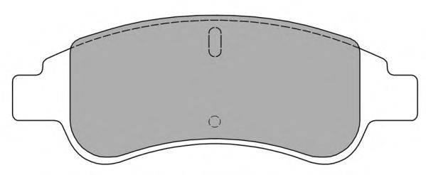 FREMAX FBP121201 Комплект тормозных колодок, дисковый тормоз