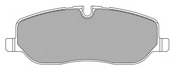 FREMAX FBP1566 Комплект тормозных колодок, дисковый тормоз